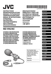 JVC MZ-V8U/AC Manuel D'utilisation