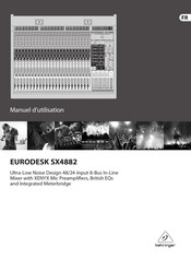 Behringer EURODESK SX4882 Manuel D'utilisation