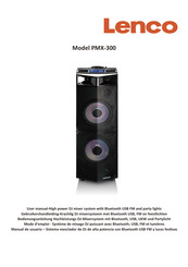 LENCO PMX-300 Mode D'emploi