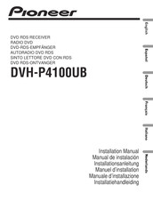 Pioneer DVH-P4100UB Manuel D'installation