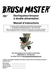 DEK BRUSH MASTER CH4 Manuel D'instructions