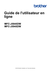 Brother MFC-J5945DW Guide De L'utilisateur En Ligne