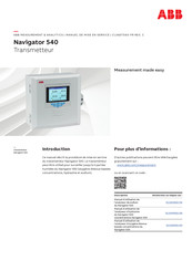ABB Navigator 540 Mode D'emploi