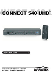 Marmitek CONNECT 540 UHD Guide Utilisateur