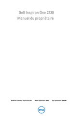 Dell Inspiron One 2330 Manuel Du Propriétaire