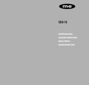 M-E SDO-10 Mode D'emploi