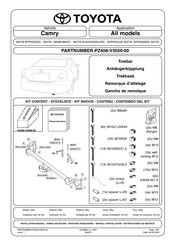 Toyota PZ408-V3559-00 Manuel D'installation