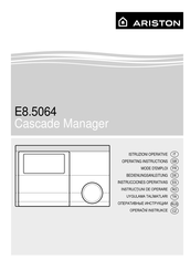 Ariston E8.5064 Cascade Manager Mode D'emploi