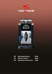 Rex-royal S200 Mode D'emploi