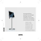 Loewe Floor Stand Individual Mediacenter Instructions D'installation