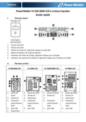 PowerWalker VI 3000 LCD Guide Rapide