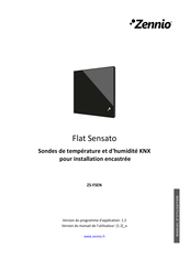 Zennio Flat Sensato Manuel D'utilisation