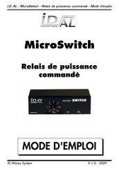 I.D.AL MicroSwitch Mode D'emploi