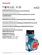 Honeywell MICRO SWITCH BX Série Instructions D'installation