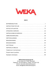 Weka DKS15 Notice D'utilisation