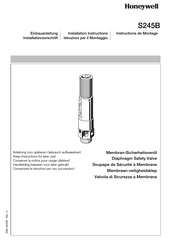 Honeywell S245B Instructions De Montage