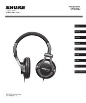 Shure SRH550DJ Mode D'emploi