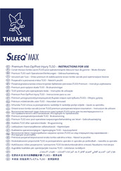 Thuasne SLEEQ MAX Mode D'emploi