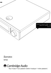 Cambridge Audio SONATA NP30 Manuel De L'utilisateur
