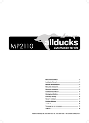 Allducks MP2110 Manuel D'installation