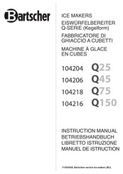 Bartscher Q45 Manuel D'instructions