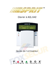 Paradox ESPRIT ACL 642 Guide De L'utilisateur