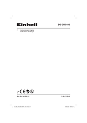 Einhell BG-EHS 695 Instructions D'origine