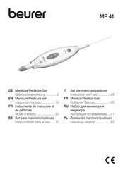 Beurer MP 41 Mode D'emploi