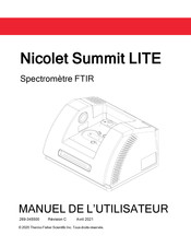 Thermo Fisher Scientific Nicolet Summit LITE FTIR Manuel De L'utilisateur