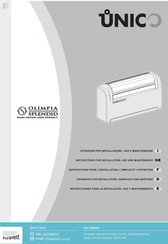 Olimpia Splendid UNICO Instructions Pour L'installation, L'emploi Et L'entretien