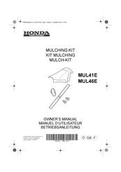 Honda Power Equipment MUL46E Manuel D'utilisateur