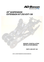 AD Boivin ZX2-EXT-136 Manuel D'installation