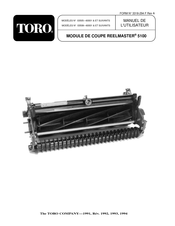 Toro 03505-60001 Manuel De L'utilisateur
