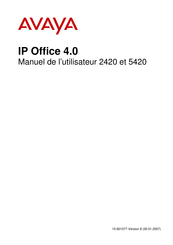Avaya IP Office 5420 Manuel De L'utilisateur