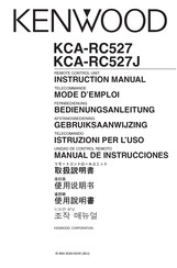 Kenwood KCA-RC527 Mode D'emploi