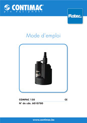 Contimac Flotec COMPAC 150 Mode D'emploi