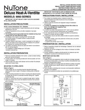 NuTone 9093WH Instructions D'installation