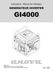 Anova GI4000 Manuel De L'utilisateur