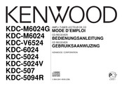 Kenwood KDC-V6524 Mode D'emploi