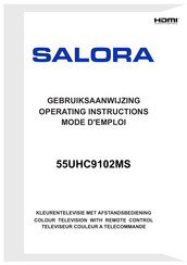 Salora 55UHC9102MS Mode D'emploi
