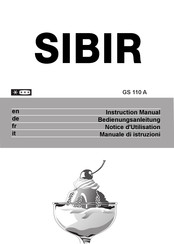 Sibir GS 110 A Manuel D'utilisation