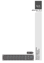 Zeck Audio d.a.i.sy VR 6 Notice D'utilisation