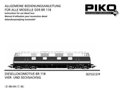 PIKO BR 118 Manuel D'utilisation