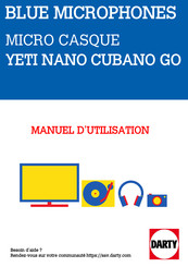 Blue yeti NANO Manuel D'utilisation