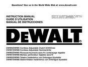 DeWalt DW993 Guide D'utilisation