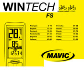 Mavic WINTECH FS Mode D'emploi