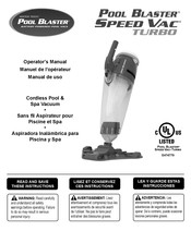 Pool Blaster Speed Vac Turbo Manuel De L'opérateur