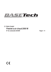 BASETech 2233290 Mode D'emploi