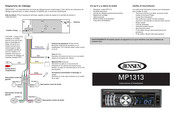 Jensen MP1313 Instructions D'installation