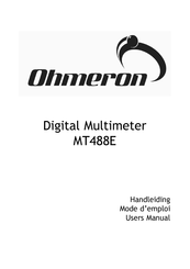 Ohmeron MT488E Mode D'emploi